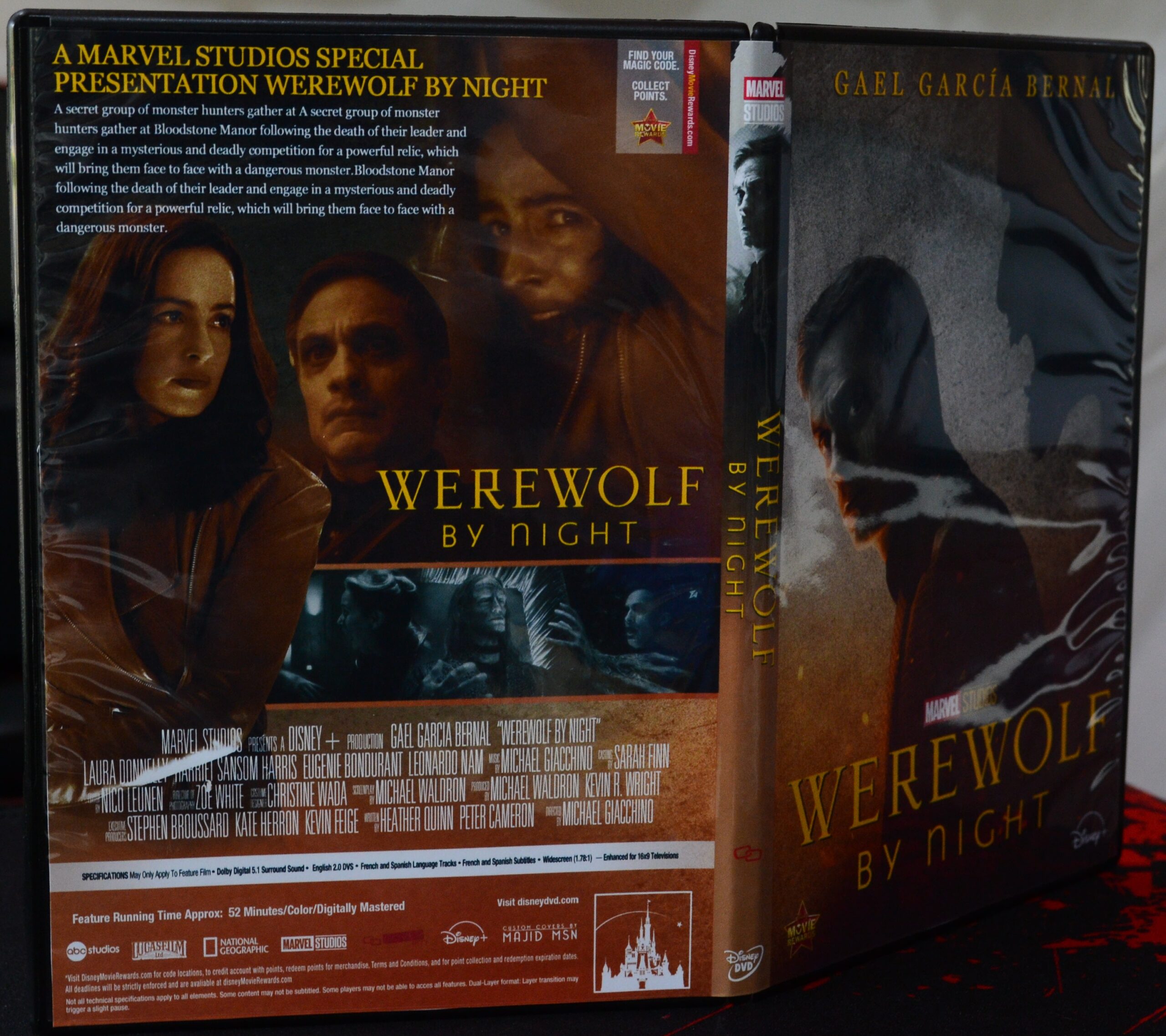 Werewolf by Night (2022) Blu-ray BD Movie All Region 1 Disc Boxed