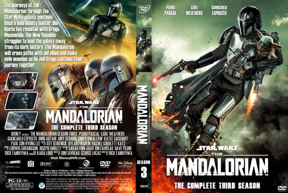 Complete First Three Seasons 1,2,3 MandaloriaN (DVD) Region_1 Fasr  Shipping!