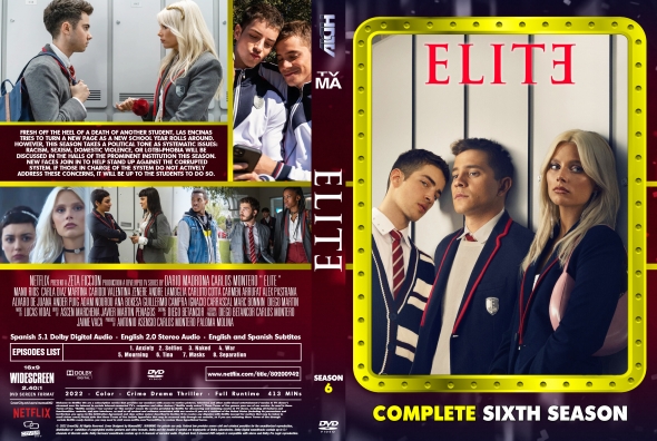 Dvd Série Elite Em Hd Com Menu Seis Temporadas Frete Grátis