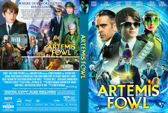 Artemis Fowl 2020 Region Free BLU RAY SKNMART