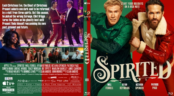 Spirited 2022 Region Free BLU RAY SKNMART