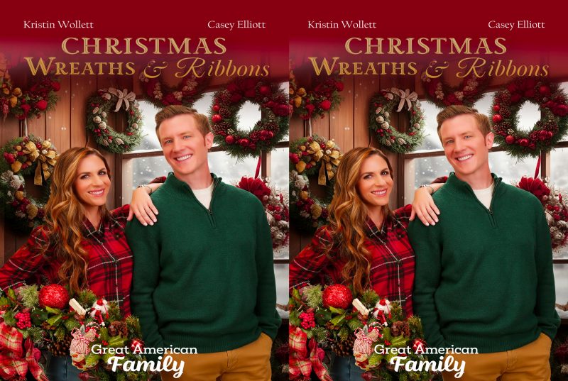 Christmas Wreaths and Ribbons (2024) Region Free Blu-Ray