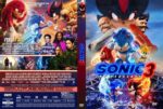 Dual-view cover: back and front of Sonic the Hedgehog 3 DVD, with Sonic and friends in action.