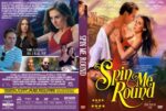 Front DVD cover: a shirtless man and a woman embrace on a tropical beach, bright yellow ‘Spin Me Round’ title in ornate font.