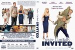 DVD cover for You're Cordially Invited: a blonde woman in a blue dress stands beside a man wrestling a large alligator, wedding chaos theme.