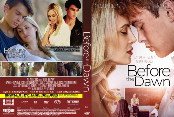 Front cover of the DVD 'Before the Dawn' showing a close-up of a couple touching foreheads with a blonde woman in the background and the title.