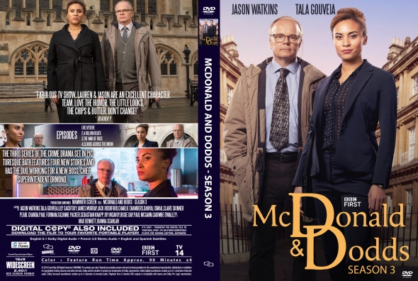 McDonald and Dodds (2022) Complete 3rd Season -Blu-Ray / DVD / USB