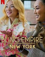 Netflix poster for Bling Empire: New York showing two smiling women in stylish outfits.