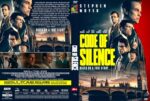 DVD cover for Code of Silence: front shows Stephen Moyer with a bold yellow title over a city skyline; back features a character collage and synopsis.