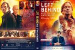 Movie poster for Left Behind: Rise of the Antichrist with a fiery orange background and a collage of characters across the front and spine of the DVD case.