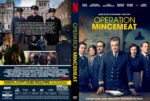 DVD cover for Operation Mincemeat, showing officers in navy uniforms and the Netflix logo, with the title prominently displayed at top left/center.