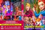 Front cover of a Secret Magic: Control Agency DVD/Netflix film featuring colorful animated agents and a dog.