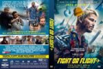 Front cover: a bloodied man in a tropical shirt amid chaotic flying objects and a bold yellow 'Fight or Flight' title.