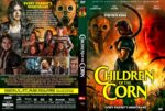 Front cover of Children of the Corn DVD: a girl with a weapon amid a fiery background and the film title, Every Parent's Nightmare.