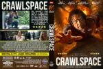 Crawlspace DVD cover: a man reaches toward the viewer amid flames, with the bold title Crawlspace and cast names above.