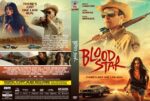 Front cover of Blood Star DVD: a desert sunset scene with a sheriff aiming a rifle, a woman holding a gun, and a red-action title across the cover.