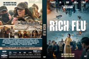 Front cover of a DVD case for an action/crime film; features a man in a brown coat with a chaotic cityscape and smoke in the background.