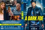 Front cover of the DVD for A Dark Foe: a detective in a blue jacket with a gun stands against a cityscape at night, bold yellow title across the image, with supporting characters surrounding him.