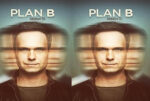 Split-screen image showing the same man's face twice, with PLAN B and Season 01 text.