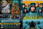 Front cover of the Mickey 17 DVD/Blu-ray with a group of astronauts in space suits and a bold yellow title.