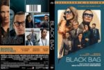 Split DVD cover: back (left) and front (right) for Black Bag Collector's Edition; ensemble spies in suits against teal/orange art.