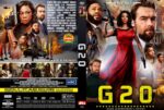 DVD cover for G20: action thriller with a bearded man, a woman in red, and armed agents; includes the tagline 'Never underestimate a patriot'.