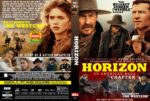 Front cover: Horizon—An American Saga Chapter featuring a woman with a man in a hat and a bold yellow title, rugged western imagery behind.