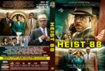 Cover art for the film Heist 88: a man in a fedora and suit aiming a pistol, with a group of suited people in the background and a bold yellow title.