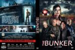 Front cover of 'The Bunker' DVD: group of diverse characters in a sci‑fi, post‑apocalyptic setting with bold red title text along the spine and a dark cityscape background.