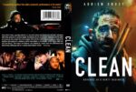 Dual-panel DVD cover for the film Clean: front shows a bruised man with a shotgun; back features a montage and synopsis text.