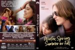 DVD cover for a romance drama titled Winter, Spring, Summer & Fall, showing two young adults in warm light.