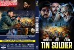 Front cover of Tin Soldier DVD: action scenes with a man aiming a gun, explosions, and the bold title Tin Soldier with cast names at the top-left.