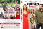 DVD cover for Chosen Family: woman in red at center, collage of cast, and the line 'Like it or not... they're family.'