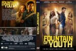 DVD cover for Fountain of Youth featuring a group of adventurers in a dramatic, amber-lit setting with bold yellow title text above the scene.