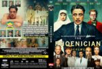Front cover of a DVD for 'The Phoenician Scheme' featuring a stern man in a suit in the foreground with the ensemble cast in a collage behind him.