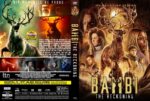 DVD cover for 'Bambi: The Reckoning' featuring a menacing stag in a forest with humans nearby; tagline 'It's hunting season' and the title across the front; back shows cast list and rating