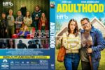 Front and back of the Adulthood DVD case; front features a man and woman in a bright outdoor scene with a blue title.