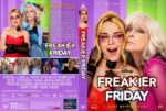 DVD cover for Freaky Friday featuring Lindsay Lohan and Jamie Lee Curtis in bright pink and purple art.