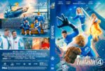 Front cover: Marvel's Fantastic Four with blue suits, logo and skyline, featuring Mr. Fantastic, Invisible Woman, Human Torch, Thing.