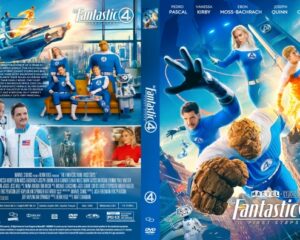 Front cover: Marvel's Fantastic Four with blue suits, logo and skyline, featuring Mr. Fantastic, Invisible Woman, Human Torch, Thing.