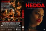 Front cover of the Hedda DVD: close-up portrait of a woman with red lipstick on the right; left shows a lively party scene with multiple characters in 1920s attire.