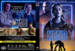 DVD cover for the sci‑fi film Xeno featuring a bald man and a determined woman inside a glowing blue frame, with the title XENO at center.