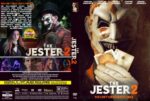 Front cover of The Jester 2 DVD: a sinister white-faced clown in a top hat holding playing cards; title The Jester 2 and the tagline 'You can't cheat death twice.'