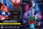 DVD cover for Last Night in Soho; front collage with neon-blue and pink hues and a bold green-lit title, plus the spine visible on the side.