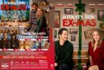 Front and back of the 'A Merry Little Ex-MAS' DVD cover showing festive decor, two leads, and a collage of scenes with the tagline 'Peace on Earth, goodwill to some.'