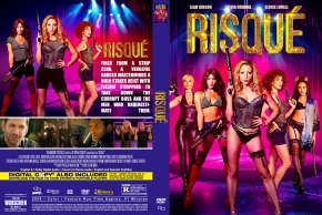 Cover art for Risqué DVD: five women in provocative stage outfits posing on a purple background with the title 'RISQUÉ' at the top.