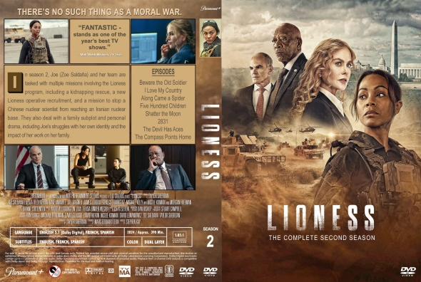 Lioness (2025) Complete 1st Season DVD