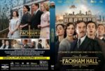 Fackham Hall movie poster with an ensemble cast in period attire, a grand estate in the background, and the title centered at the bottom.