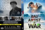 DVD cover for Bau Artist at War showing a grayscale soldier on the left and a couple kissing against barbed wire on the right.