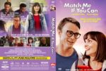 DVD cover for 'Match Me If You Can' featuring a smiling couple in the foreground with a purple sky and the title above; tagline reads 'How could one click go so wrong?'